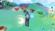 Use the Kuuvahki powers on this Amazing Bot to start the challenge (Image via HoYoverse)